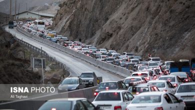محورهای هراز و چالوس سنگین شد