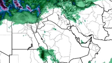 نقشه بارندگی‌ها در ایران تا ۲۱ آذر؛ برف و باران بیشتر مناطق کشور را فرا می‌گیرد